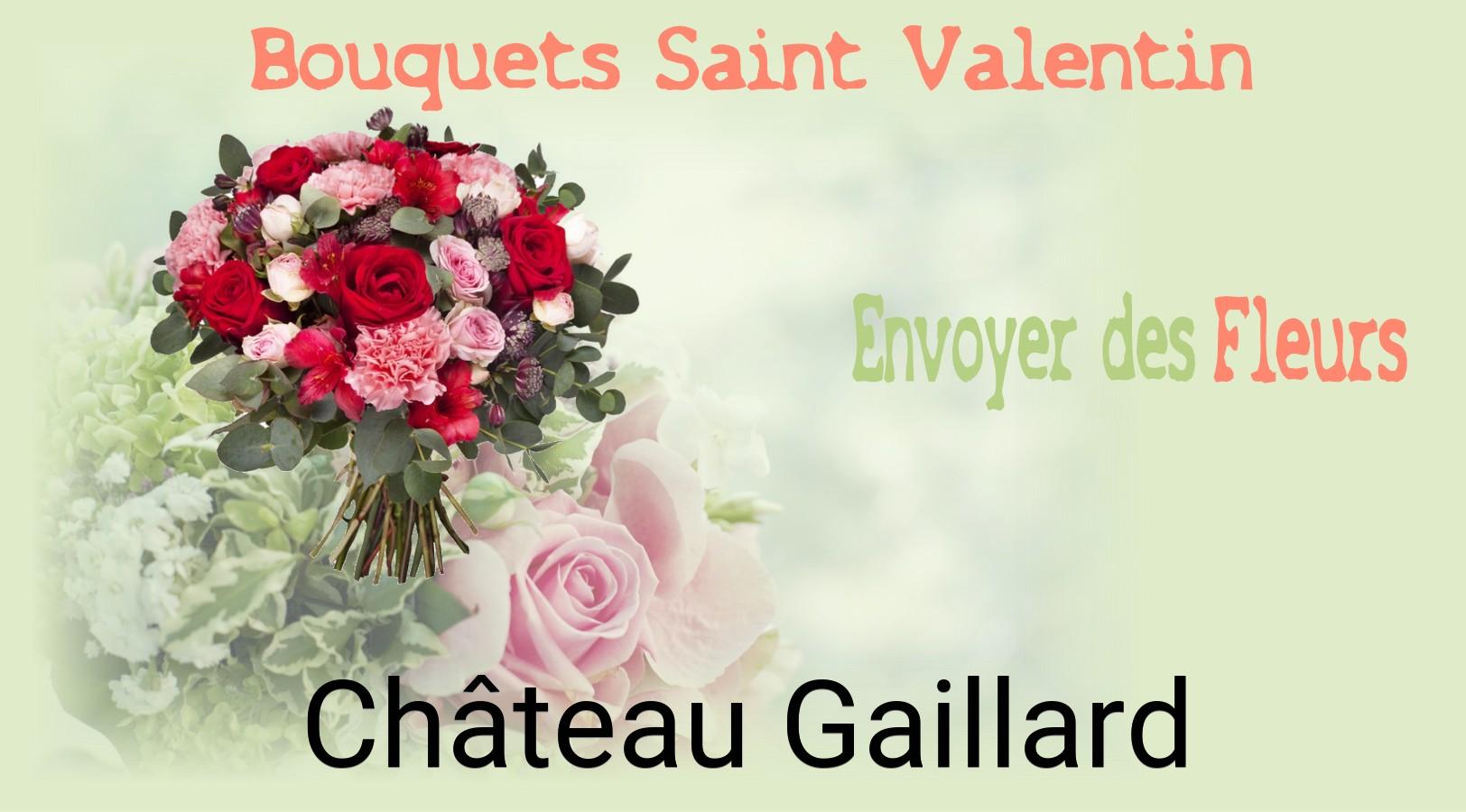 Roses de Saint-Valentin livrées à Château-Gaillard